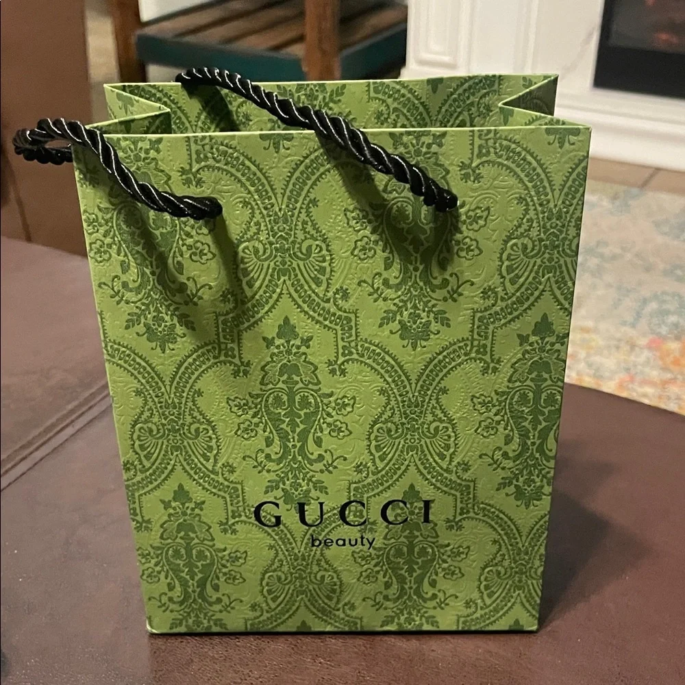 Olive Green Beauty shopping 🛍️ bag - Picture 1 of 6
